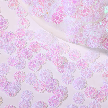 500g/bag 9mm Daisy Sequins - Glitter Flakes for Slime Filling, Nail Art & Phone Case Decor, DIY Resin Craft Accessories