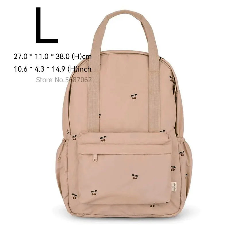 KS Baby Backpack 2024 New Kids Schoolbag Kindergarten Bags Brand Traveling Mom Cherry Lemon Children's Boys Girls Storage