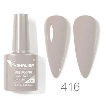 Venalisa 7.5ml Nail Gel Polish 60 Colors Hema TPO Free Milky White Jelly Soak Off UV LED Varnish Full Coverage CANNI Manicure