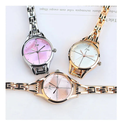 Bracelet Watch For Women Elegant Rose Gold Ladies Luxury Wristwatches Rhinestone Simple Fashion Female Quartz relogio feminino