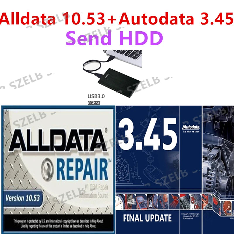 New Auto Repair Software All Repair Data 10.53 Software + Autodata 3.45 Software Alldat Autodata 3.45 Software Unlimited Install