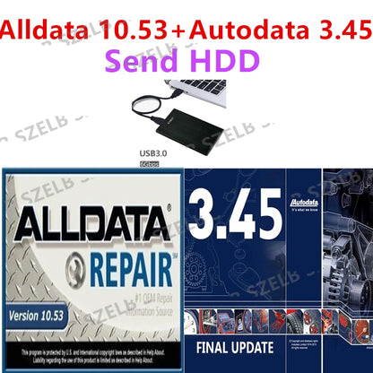 New Auto Repair Software All Repair Data 10.53 Software + Autodata 3.45 Software Alldat Autodata 3.45 Software Unlimited Install