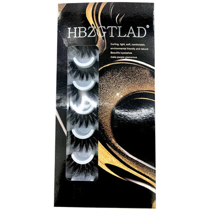 16 Pairs 3D Mink Lashes Natural False Eyelashes Dramatic Volume Fake Lashes Makeup Eyelash Extension Silk Eyelashes