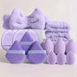 15pcs Makeup & Face Wash Tool Kit - Includes Cosmetic Sponges, Powder Puffs, Hair，Beauty Gift Set