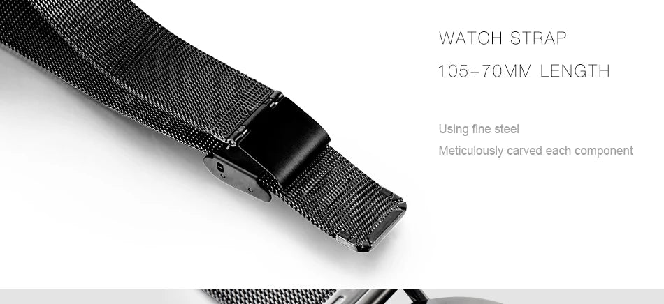 Shengke Fashion Black Watch for Women Classic Relogio Feminino Quartz Ladies Watch Woman Adjustable Mesh Strap Montre Femme