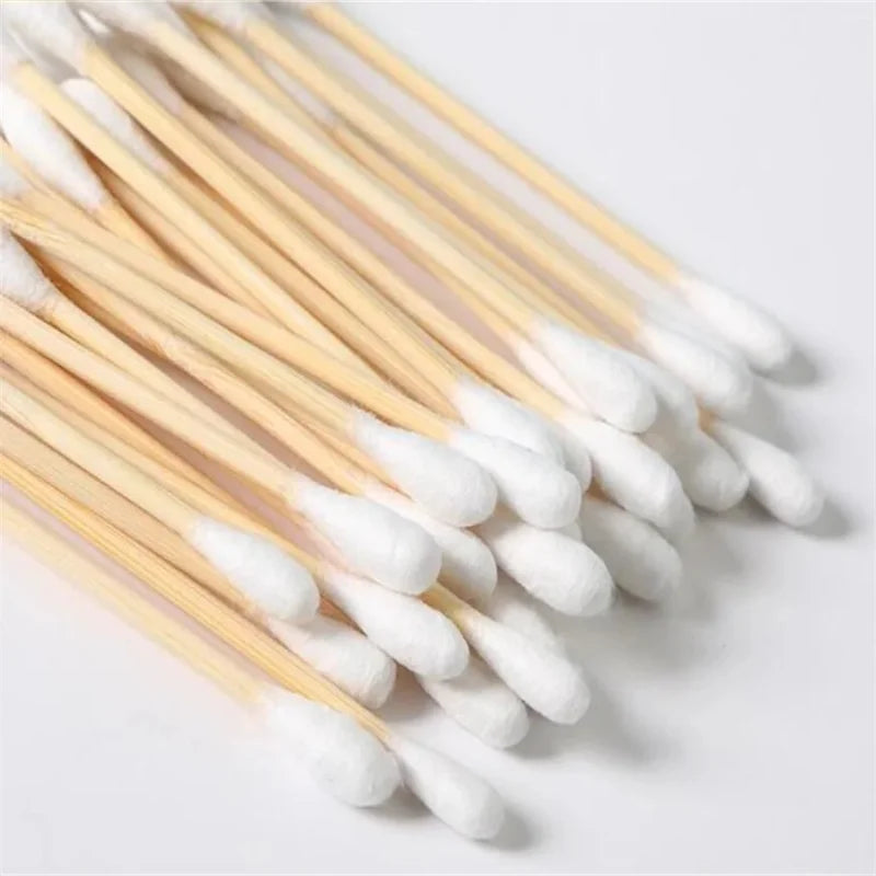 Wholesale 100/300/500/1000 pcs Double-Ended Cotton Swabs, Clean and Hygienic Baby Cotton Swabs, Ear Cleaning Sticks, Health Clea