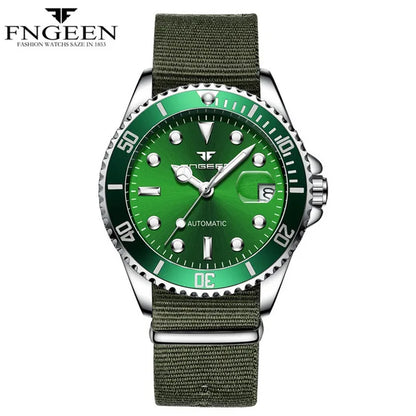 FNGEEN 9001 Luxury Brand Men's Watch Steel Tourbillon Frame Mechanical Watch Luminous Automatic Date Diamond Watch 2026