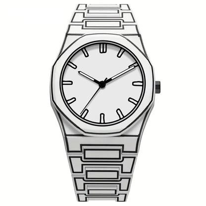 2026 New Quartz Watch with Silicone Material and Comic Design, Featuring Classic Anime Lines, a Men's Sports Watch
