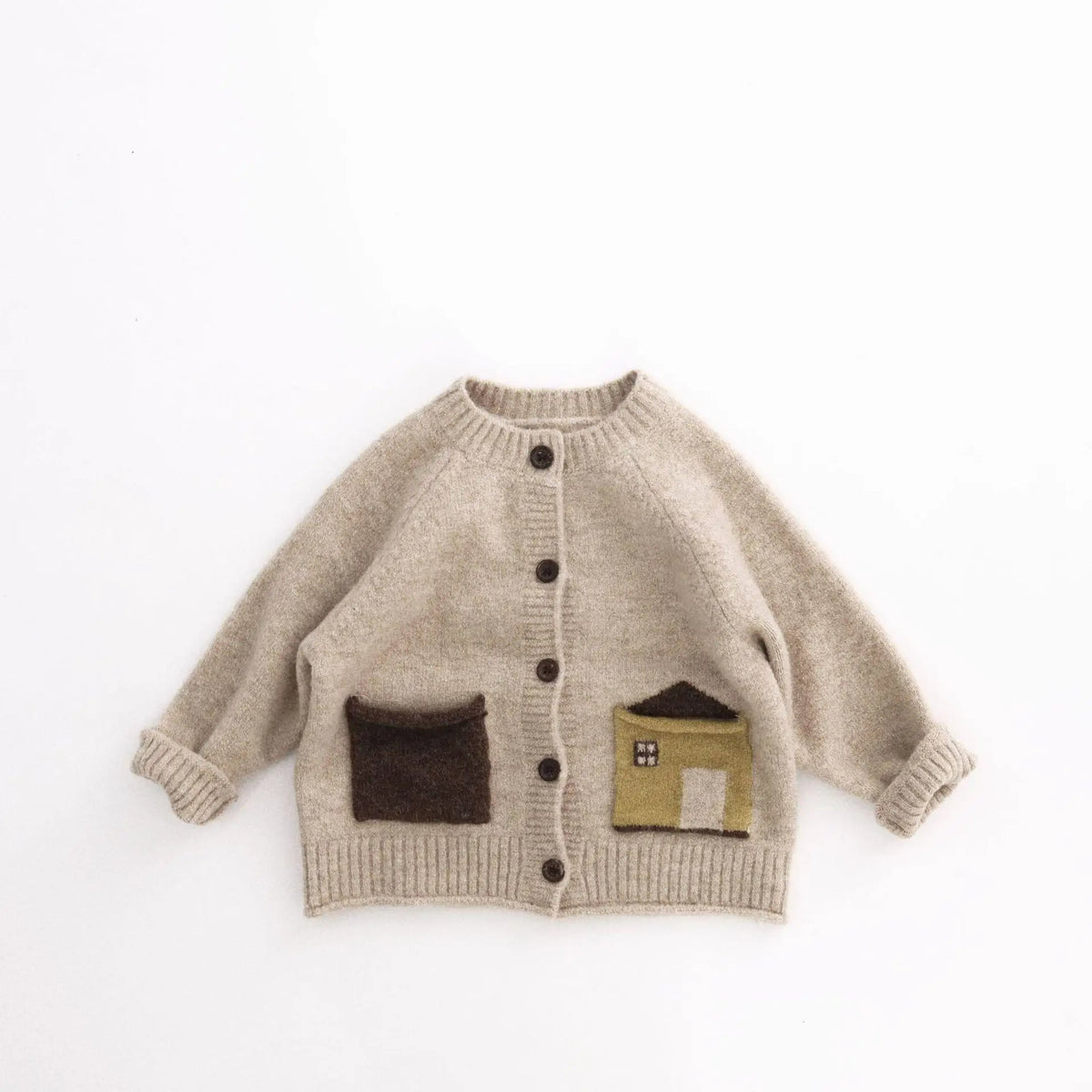 2026 Autumn New Children Long Sleeve Knit Coat Boys Girls Cotton Knitted Cardigan Baby Vintage Sweater Jacket Kids Clothes