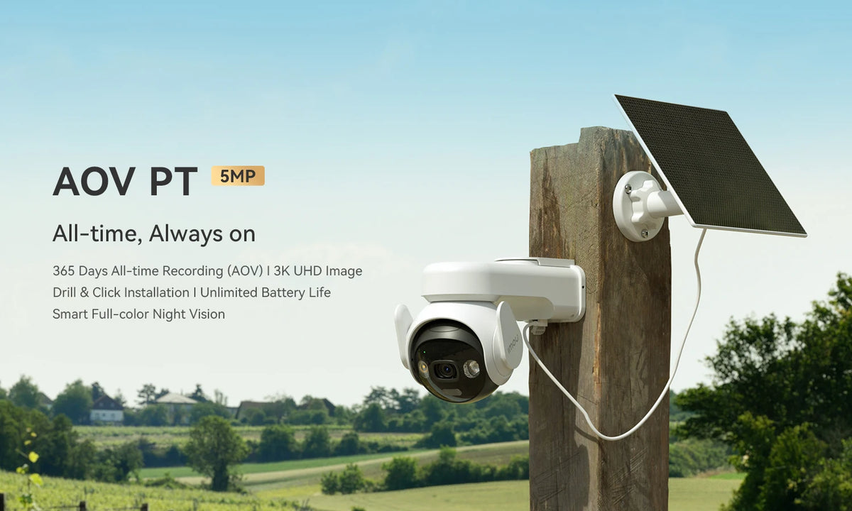 IMOU AOV KIT Camera 3K Wifi Or 4G Security outdoor Camera Smart PIR Detection Battery/Solar Powered IP Camera Two-way Talk