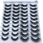 16 Pairs 3D Mink Lashes Natural False Eyelashes Dramatic Volume Fake Lashes Makeup Eyelash Extension Silk Eyelashes