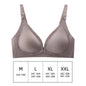 Pregnant Women Front Open Buckle Feeding Bra Solid Color Maternity Nursing Bra with Removable Pads