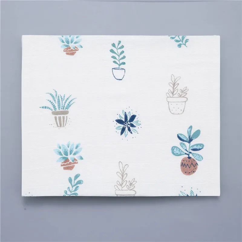 120cm*110cm Swaddle Blanket Baby Cotton Muslin Wrap Baby Blankets Newborn Swaddle Bedding