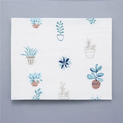 120cm*110cm Swaddle Blanket Baby Cotton Muslin Wrap Baby Blankets Newborn Swaddle Bedding