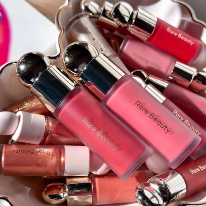 Rare Beauty Soft Pinch Liquid Blush Hope Love Virtue Happy Wonder Worth Silky and Glides On Smoothly Long Lasting Plump Makeup