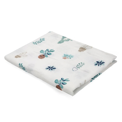 Newborn soft 100% muslin cotton swaddlle blanket infant baby wrap bath towel cover blanket 120x110cm