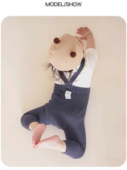 High Waist Toddler Ribbed Infant Baby Pantyhose Cotton High-Stretch Belly Cover Baby Girls Tights 0-2Y Newborn Leggings