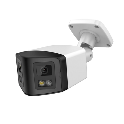 Hikvision-Compatibele 4K 8mp ColorVu 170 ° Binocular Panoramische IP Camera Md2.0 Tweerich Tingsges Prekken Thuis CCTV Camera
