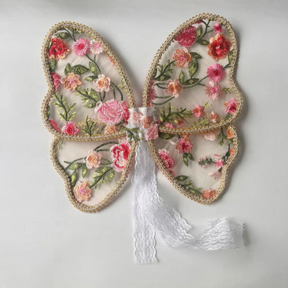 Butterfly Wings Angel Fairy Costume Newborn Baby Photography Props Soft Girl Photo Shoot Accessories