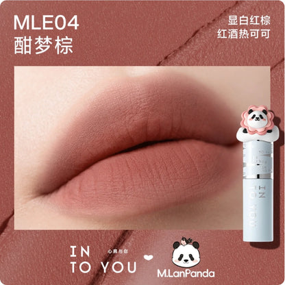 INTO YOU Lip Mud Heroine Matte Velvet Lip and Cheek Dual-use Lip Mud Soft Fog Smooth Blush INTOYOU Lip Lipstick Makeup