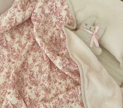 Muslin Baby Blanket Newborn Infant Swaddles Wrap Blankets Winter Fleece Thermal Crib Stroller Sleep Cover Soft Throw Blankets