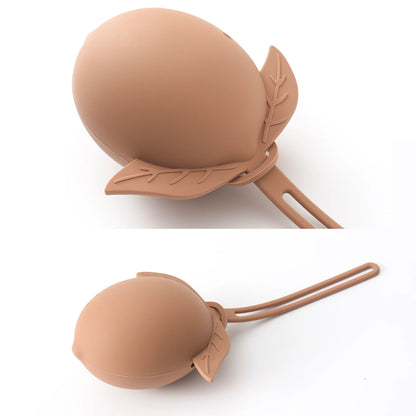 1pcs Baby Silicone Pacifier Storage Case, Cute Lemon Pacifier Container, For Boys And Girls Pacier Holder Case
