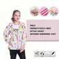 Dubbped Girl Polar Fleece Waterproof Jacket Spring Autumn Children Coats Sport Casual Kids Jackets Double-deck Windproof Jackets