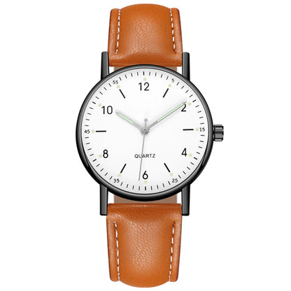 Trendy Fashion Dial Watch Hot Selling Luminous Women Watch Navy Leather Strap Precise Timekeeping Stylish Modern Wristwatch
