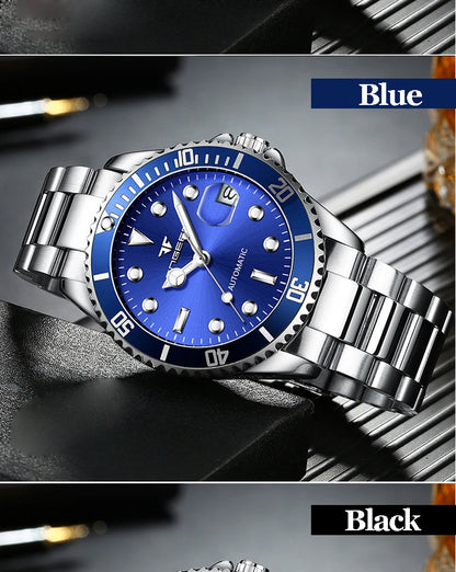 FNGEEN 9001 Luxury Brand Men's Watch Steel Tourbillon Frame Mechanical Watch Luminous Automatic Date Diamond Watch 2026