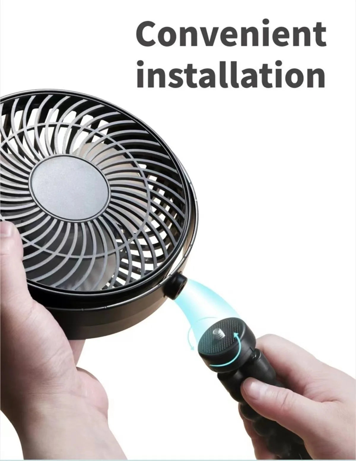 Fan for Cart Stroller Fan Portable Outdoor Fan Clip On for Baby 500mAh USB Rechargeable Handheld Electric Fan for Home 3 Speeds