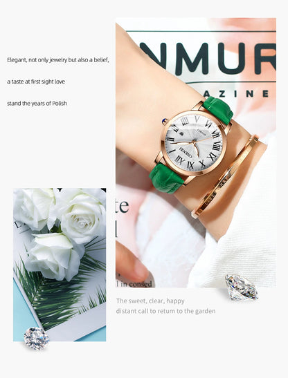 CHENXI New Women Watch Top Luxury Brand Waterproof Ladies Watches Fashion Dress Leather Quartz Wristwatches Relogio Feminino