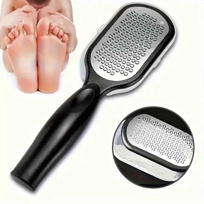 1Pc Stainless Steel Foot File Scraper Professional Pedicure Tool Household Daily Foot Skin Care Beauty Accessory