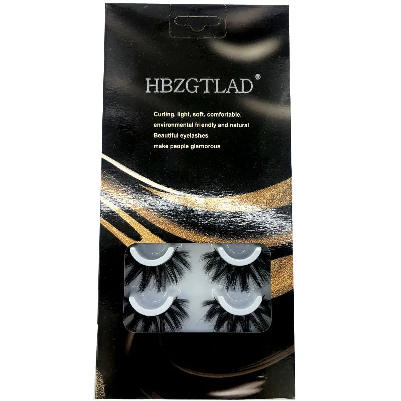 16 Pairs 3D Mink Lashes Natural False Eyelashes Dramatic Volume Fake Lashes Makeup Eyelash Extension Silk Eyelashes