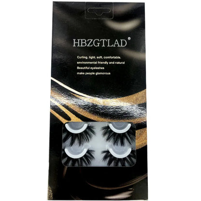 16 Pairs 3D Mink Lashes Natural False Eyelashes Dramatic Volume Fake Lashes Makeup Eyelash Extension Silk Eyelashes
