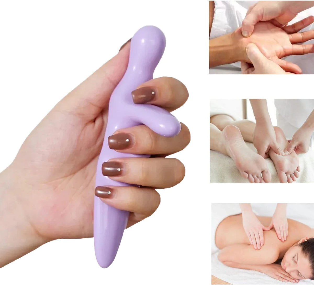 Foot Thumb Press Massager Manual Fascia Trigger Point Relax Legs Muscles Promotes Blood Circulation Portable Sole Foot Massager
