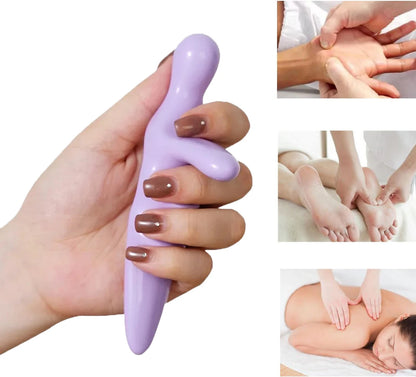 Foot Thumb Press Massager Manual Fascia Trigger Point Relax Legs Muscles Promotes Blood Circulation Portable Sole Foot Massager