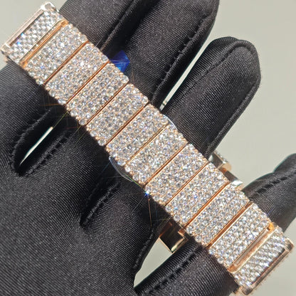 2025 Hot Luxury Brand Quartz Diamond Watch For Men Fashion Hip Hop Full Diamond Bling Jewelry Wristwatches Man Dropshipping ﻿