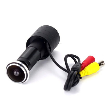 SMTKEY 160Degree Wide View 1200TVL Color Video CCTV Camera with Fisheye Lens for Door outside Monitoring No need DVR
