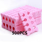 50/100/500pcs Pink Sponge Finger Toe Separators Nail Polish Feet Care Toe Separators Manicure Pedicure Nail Art Tool Wholesale