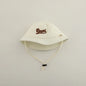 New Embroidered Letter Baby Bucket Hats Spring Sunhat Fishing Hat Sunshade Visor Boy Girl Outdoor Fashion Beach Cap For 6-24M