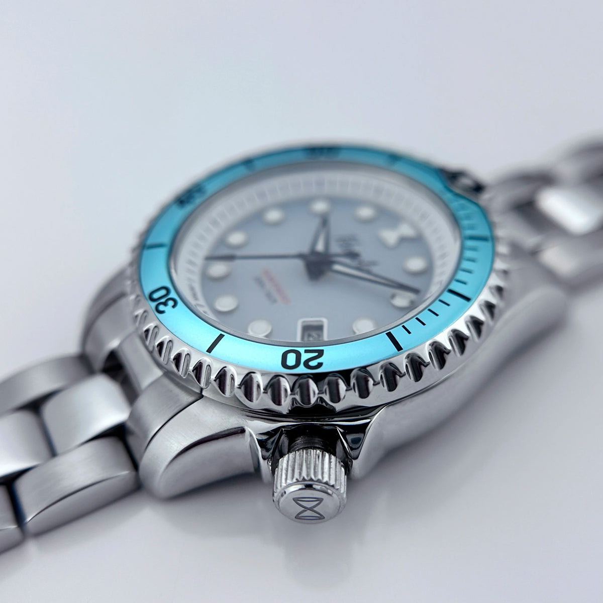 Horolo 30mm Women's Watches Japan Solar Movement Luminous Water Resistant Sapphire Stainless Steel Luxury Watch Gift For Wife
