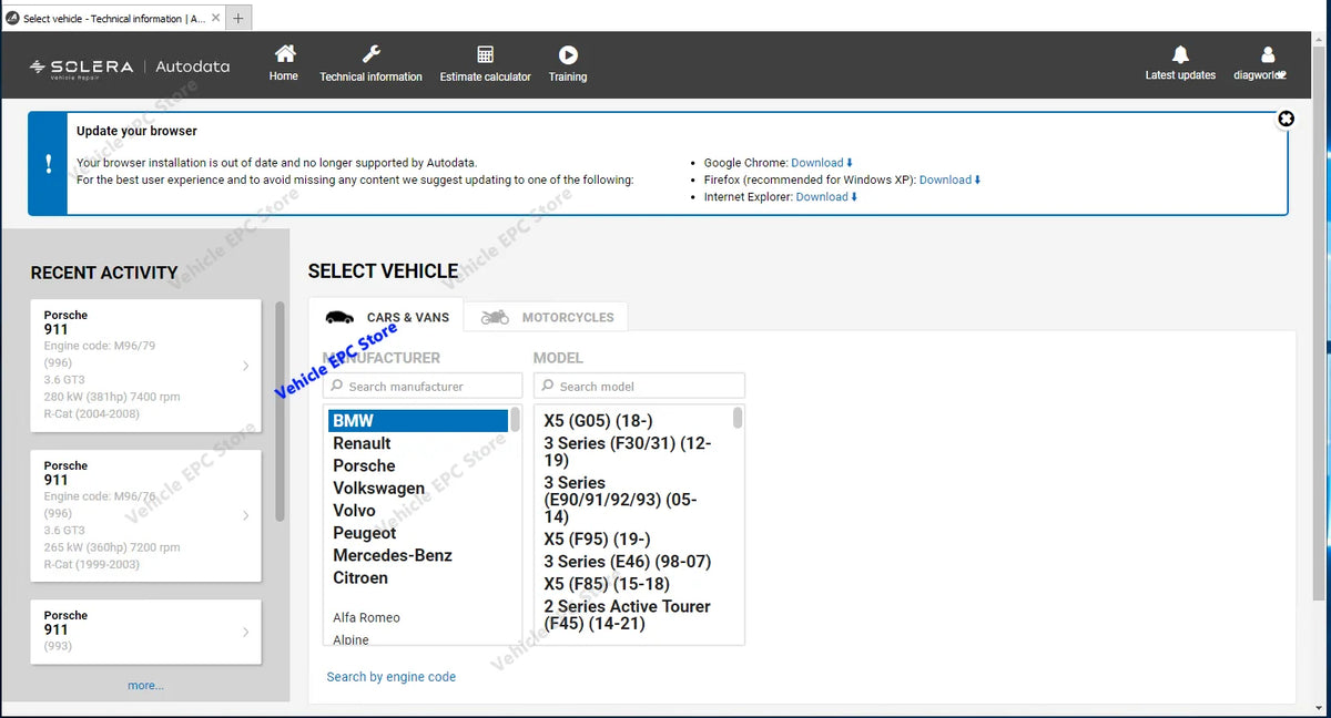 2026 hot selling newest for Auto Repair Software, All Data Car Software with Wiring Diagram, 10.53, Link Auto, 3.45 ATSG