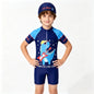 Baby Girls Rash Guard Swimsuits Bow Print Zip Up Short Sleeve Stand Collar Baby Girls Swimwears Bathing Suit 2 3 4 5 6 8 10Years