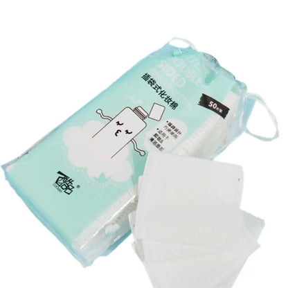 High Quality 50/100/222PCS/Set Disposable Makeup Cotton Wipes Soft Remover Pads Facial Cleansing Paper Wipe Cosmetic Pad