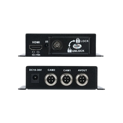 8MP AHD TVI DVR 2ch DVR Car Truck Vehicle Video Record Mobile DVR HDMI Output 2CH MINI CVBS with Remote Control