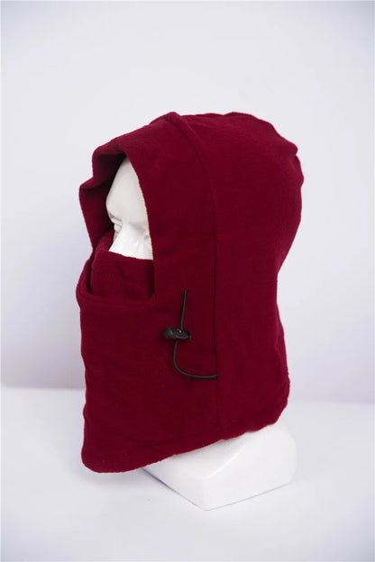 New Fashion Warm Cap Winter Men Women Hats Thermal Fleece Balaclava Hats Neck Warmer Hiking Scarves Outdoor Riding Windproof Cap