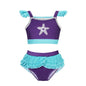 Fairy Tale Princess Swimsuit for Girls Elsa Anna Snow White Swimwear Belle Child Kids Toddler 2-8Y Bathing Suit with Skirt
