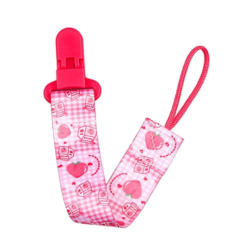 Baby Pacifier Clip Cartoon Pattern Pacifier Strap with Fun& Attractive Design