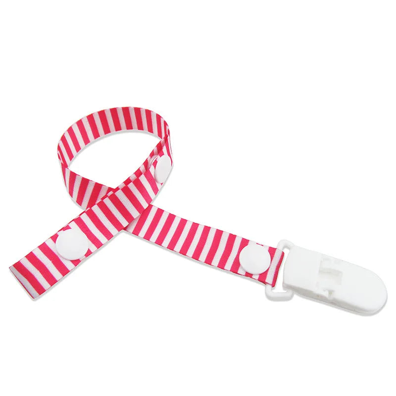 Adjust Baby Pacifier Clip Chain Ribbon Dummy Holder Chupetas Soother Pacifier Clips Leash Strap Nipple Holder for Infant Feeding