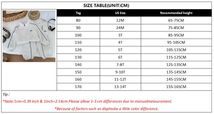 Children's Clothing Sweatshirt Sets 2026 New Autumn Boys Girls Long Sleeves Half Zipper Tops+Pants 2PCS Kids Tracksuit 1-14Years